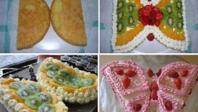 تزیین کیک به شکل پروانه