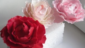 طرز تهیه گل های شکری یا خوراکی ( برای تزیین کیک و ... )