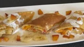 پنکیک و یا نان چپاتی شیرین -  pancakes - блины