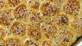 پخت نان شیرمال 