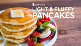 پن کیک سبک و لطیف