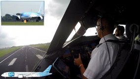 کابین بوئینگ787 در آمستردام