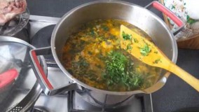 تهیه سوپ افغانی
