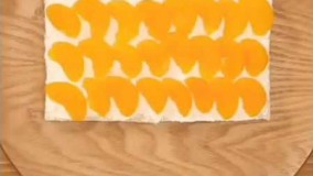 کیک میوه ای خیلی اسون و زیبا