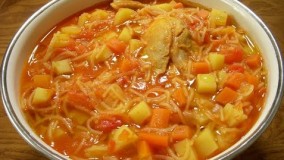 تهیه سوپ ورمیشل 