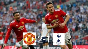 دانلود خلاصه بازی / جام حذفی / منچستر یونایتد 2-1 تاتنهام