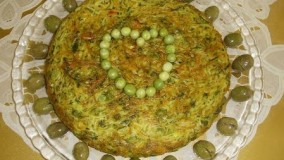 غذای رمضان- تهیه کوکو اسپاگتی-غذا برای افطار