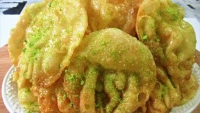 غذای رمضان- تهیه گوش فيل افغانی-شیرینی ماه رمضان