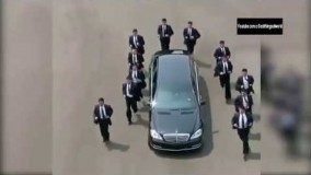 اسکورت عجیب رهبر کره شمالی