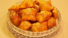 غذای رمضان- تهیه شیرینی گوش فيل-شیرینی ماه رمضان