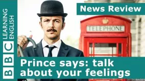 BBC News Review: Prince says: talk about your feelings