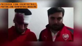 درگیری و زد و خورد در دربی مازندران - خونه به خونه و نساجی