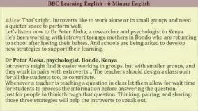 BBC Learning English 6 Minutes (16 Introvert  and proud!)