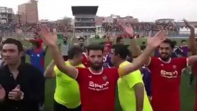 نساجي مازندران با هت تريك محمد عباس زاده ١-٤ بادران را برد.