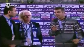 مصاحبه بعد از بازی استقلال نساجی مازندران