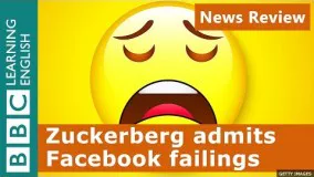 BBC News Review: Zuckerberg admits Facebook failings