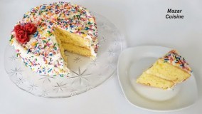 Birthday Cake Recipe Easy  کیک سالگرد تولد