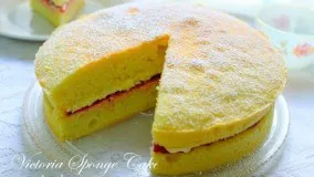 Victoria Sponge Cake  کیک اسفنجی