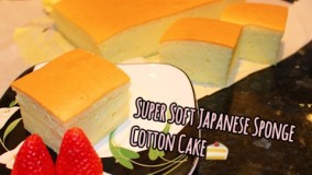 کیک اسفنجی ژاپنی