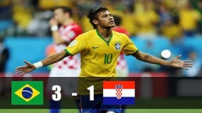 خلاصه بازی جام جهانی 2014 برزیل 3-1 کرواسی