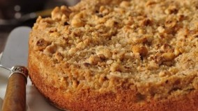 Apple Streusel کیک سیب