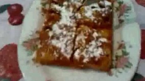 کیک سیب زیر و رو