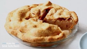 Pear-Lemon Pie with a Pâte Brisée Crust -پای گلابی