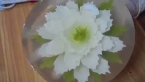 3D GELATIN ART CARNATION FLOWER #1ژله تزریقی