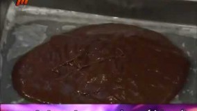 کیک براونی مرمری