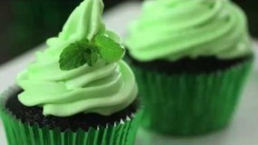 کاپ کیک شکلات و نعناع