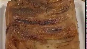 کیک موز کاراملی لذیذ