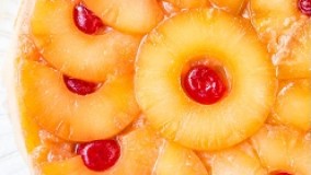 آشپزی آسان-تهیه کیک کارامل آناناس