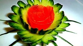 آشپزی مدرن-تزیین سبزیجات مناسب سفره افطار