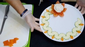 آشپزی مدرن-تزیین غذا-سفره افطار