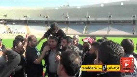 مراسم تشییع جنازه هادی نوروزی کاپیتان تیم پرسپولیس