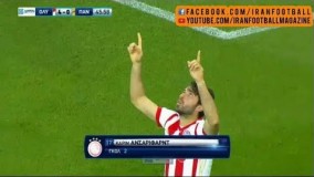 دبل کریم انصاری فرد برای المپیاکوس مقابل پانتولیکوس