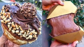 آموزش شیرینی پزی-تهیه کیک شکلاتی و ایده تزییین 2017