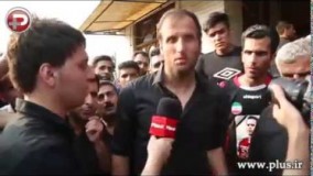 مراسم تشییع جنازه هادی نوروزی