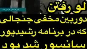 لو رفتن دوربین مخفی جنجالی دلار که در برنامه رشیدپور سانسور شد