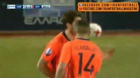 لژیونرها: گلزی کریم انصاریفرد در بازی المپیاکوس و لوادیاکوس