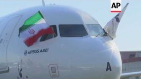 Iran's first new Airbus jetliner lands