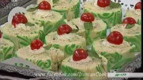 آشپزی مدرن-رول مرغ و بادام