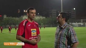 گفتگو با سید جلال حسینی در اردوی امارات