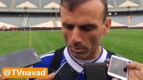 صحبتهای سیدجلال حسینی در تمرین امروز تیم ملی