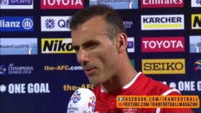 صحبت های سید جلال حسینی پس از برد شیرین مقابل الجزیره