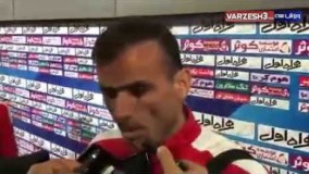 صحبت های تند سید جلال حسینی در اعتراض به داوری