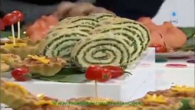 غذای رمضان-رول ژامبون و پنیر گودا -افطار جدید و خوشمزه