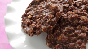 آشپزی رژیمی-شیرینی جو دو سر پرک-دسر رژیمی و بدون نیاز به پخت