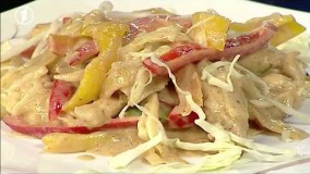 آموزش آشپزی - طرز تهیه گوشت مرغ با سبزی