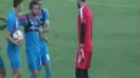 تمرین و شیطنت علیرضا حقیقی در اردوی تیم ملی